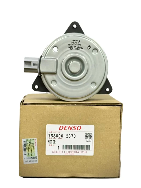 Motor quạt dàn nóng DENSO 168000-2370 OEM 16363-0T040 16363-23030 16363-0D050 16363-0G010 16363-21050, dành cho TOYOTA VIOS 2008 và LEXUS